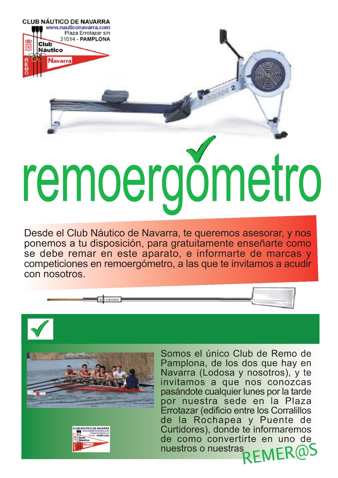 &iquest;Sabes c&oacute;mo remar en un remoerg&oacute;metro?